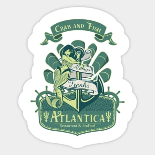 Atlantica Restaurant & seafood Sticker